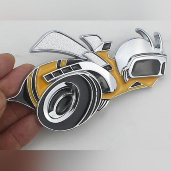 2 Super Bee badge emblems for Hemi SRT Scat Pack Dodge Challenger. Lights avail - Picture 6 of 6